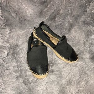 H&M Black Espadrilles